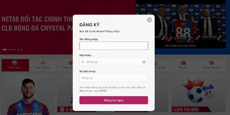 Cách khôi phục tài khoản Net88 khi quên thông tin