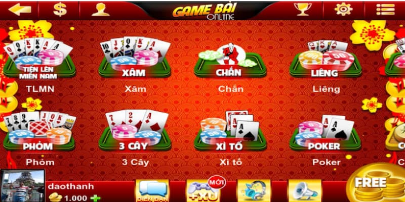 Giới thiệu về các game bài miễn phí tại Net88